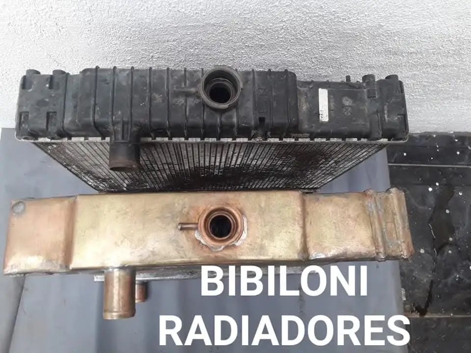 Radiador fabricado en cobre y bronce